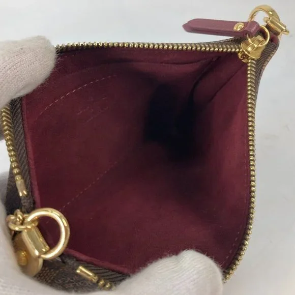 LOUIS VUITTON Damier Pochette Mira MM Accessory Pouch Chain Shoulder Bag - Picture 9 of 15